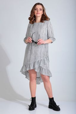 Платье Liona Style 778 жемчужный  фото 3
