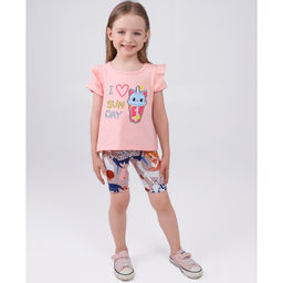 Комплект топ кулирка,велосипедки кулирка с лайкрой 7825100103 - Youlala фото 4