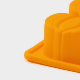 Форма для конфет и шоколада Доляна Тыковка, силикон, 23?9.5?2.4 см, 12 ячеек (3.2?3.3 см), оранжевая  фото 4