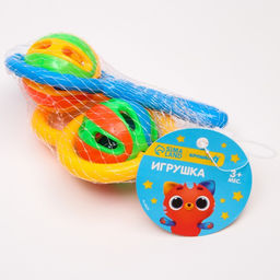 Набор погремушек Яркий маракас, 2 шт, цвет МИКС - Крошка я фото 4