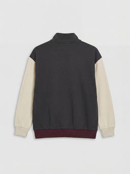 Dik Yaka Erkek ?ocuk Sweatshirt