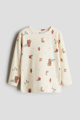 Camiseta estampada de punto