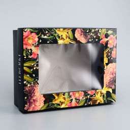 Цена за 5 шт. Коробка подарочная складная Present, 16.5×12.5×5.2 см с окном