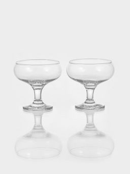 Набор креманок для мороженого «Айсвиль», 270 мл, 2 шт., h=10 см, стекло