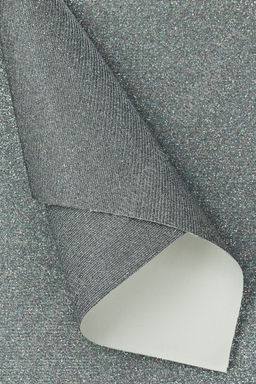 Кожзам с блестками А4 (5 листов) SF-5992, серебро голографик №12