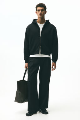Chaqueta sudadera boxy con cremallera Loose Fit - H&m фото 9
