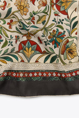 FLORAL PRINT SCARF - Zara фото 3