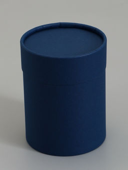 Коробка подарочная, завальцованная, синяя, "Морской", 10 х 10 см