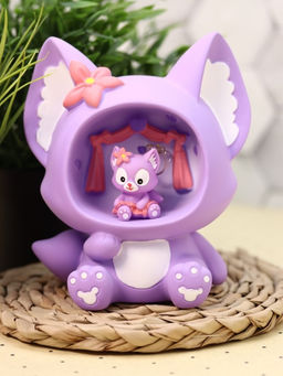 Ночник Fox flower, purple (18 см), пластик