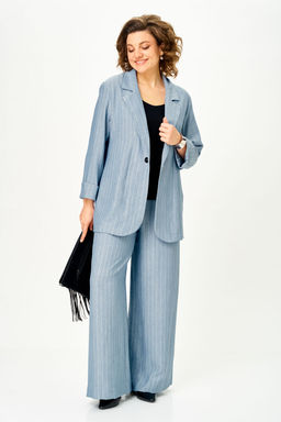 Костюм Michel Chic 1446 небесно-голубой в полоску