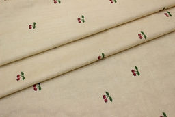 Муслин Премиум двухслойный гладкий Сладкие вишенки, ш.2.5м, хлопок-100%, 130гр/м.кв - Купава фото 7