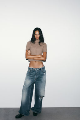 SOFT KNIT SHORT SLEEVE JUMPER