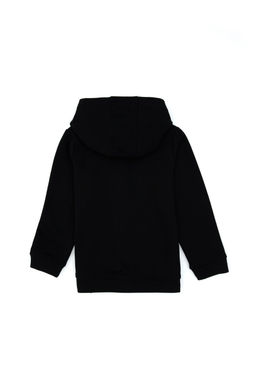K_z _ocuk Siyah Payet __lemeli Kap__onlu Basic Sweatshirt Sepette S_rpriz _ndirim - U.s. polo assn фото 2