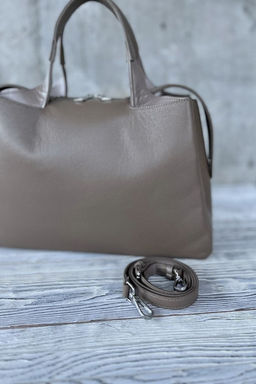 Женская кожаная сумка тоут 3120 Хаки