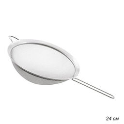 Сито с ручкой 24 см / W16-010 /уп 100/