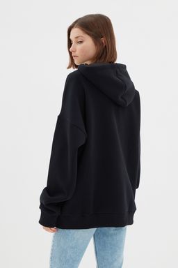 TRENDYOL MAN Kiremit Oversize/Genis Kesim Kapusonlu Ici Polar/S?cak Tutan Pamuk Unisex Sweatshirt TMNAW22SW1462 - Trendyolmilla фото 18
