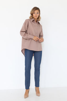 Рубашка с асимметричной спинкой - Looklikecat фото 5