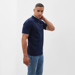 Футболка поло мужская MINAKU REGULAR FIT, тёмно-синяя, размер 50