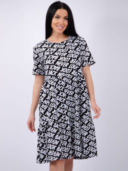 Платье "Касадея" неро, трикотаж