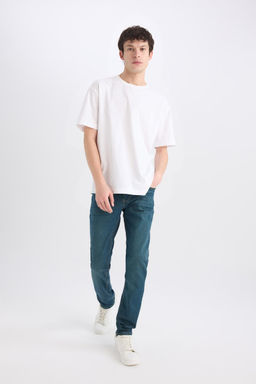 Pedro Slim Fit Джинсовые брюки узкого кроя с нормальной талией и узкими штанинами - Defacto фото 8