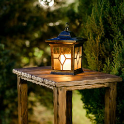 USL-S-180/PT220 Садовый светильник на солнечной батарее Bronze lantern. Серия Special. Упаковка- коробка.