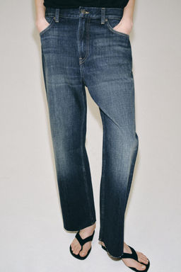 JEANS ZW COLLECTION LOOSE TIRO BAJO / Azul - Zara фото 2