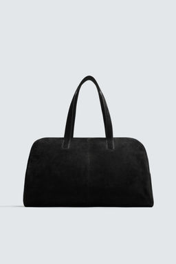 BOLSO DE VIAJE PIEL M / Negro - Zara фото 3
