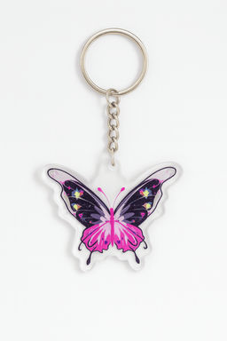 Брелок акриловый iLikeGift "Dark Butterfly"