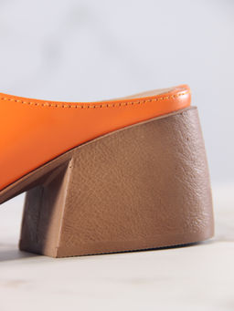 Сабо 5200.23663br.Оранжевый+коричневый