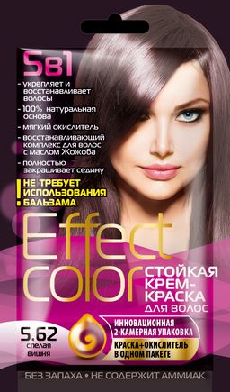 ФК/ Стойкая Крем-Краска д/в "Effect Сolor" (50мл), тон 5.62 Спелая Вишня /4923/.15