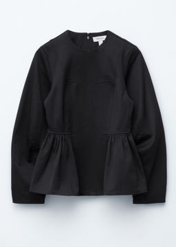Top peplum de algod?n - H&m фото 2