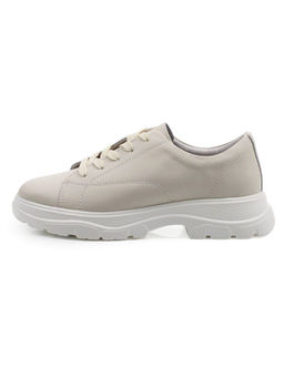 03-YD138-2 LT. BEIGE Полуботинки спортивные женские (натуральная кожа)