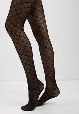 Колготки фантазийные CONTE DESIGN nero - Conte elegant фото 2