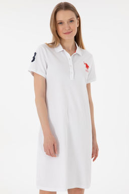 Женщина белое вязаное платье скидка в корзине - U.s. polo assn фото 2