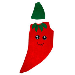 Карнавальный костюм «Красный перчик», фетр