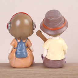 Фигурка Мальчик/Девочка висячие ножки 2 штуки набор 19 см / 5063 /уп 60/ - Галеонтрейд фото 4