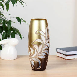 Ваза для цветов «Перо», d=7.5 см, 11×26 см, стекло