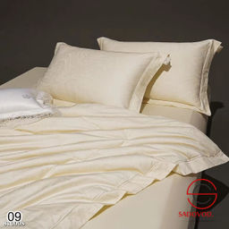 Жаккардовый комплект постельного белья с готовым одеялом