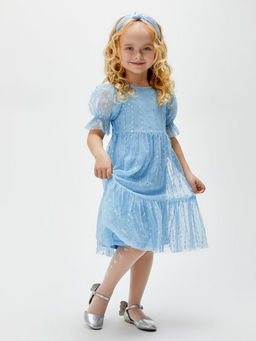 ACOOLA / Платье детское для девочек Garden голубой  фото 6