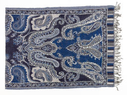 Палантин с вышивкой (шерсть вареная) в ассортименте № Тк906/92 - Ганг фото 2