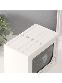 Фотоархив на 96 фото 10×15 см с фоторамкой 10×15 см «В объективе», белый, 20×15×12 см