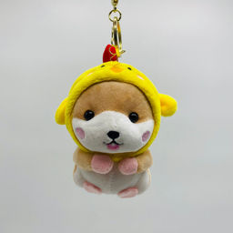 Мягкая игрушка брелок Собачка в костюме 12 см (в ассортименте)