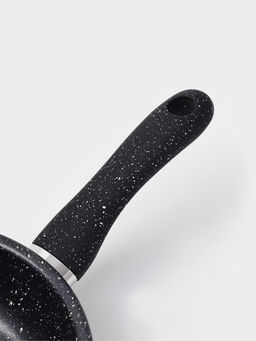 Сковорода Доляна Black Rock, d=14 см, ручка софт тач, антипригарное покрытие, индукция, чёрная