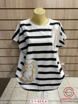 Футболка женская в полоску