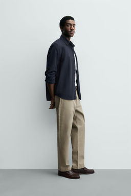 PANTAL?N STRAIGHT FIT / Khaki claro - Zara фото 4