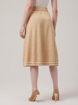 Юбка женская 1231158001 beige/white - Eleganzza фото 4