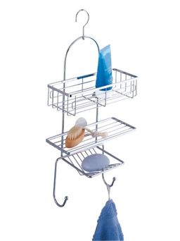 Полка для душа RAGUSA с крючками (навесная на кран/душ)