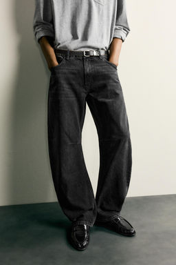 JEANS STRAIGHT BARREL FIT / Carb?n - Zara фото 5