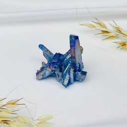 Друза из Горного Хрусталя (титан.покрытие) - Радуга самоцветов фото 4