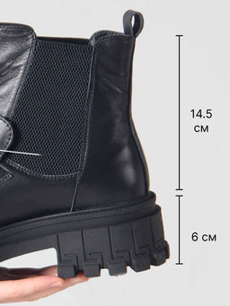 Ботинки 358.5511bl.Black/Байка